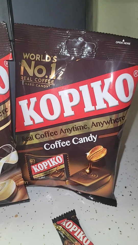 Kopiko candy shown in Veronica Block's customer video